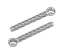 sourcing map 2pcs Boulon à œil anneau levage M8 x 60mm acier inoxydable 304