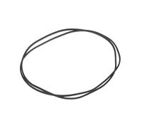 sourcing map 2pcs Cassette Ruban Machine Ceintures 1mm Carré 180mm Longueur(Plié 90mm) Caoutchouc pour Cassette Enregistreur Réparation, Noir