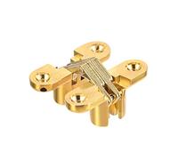 sourcing map 2pcs Charnière Invisible Porte bois Placard Armoire Meuble alliage zinc 43 x36x12mm