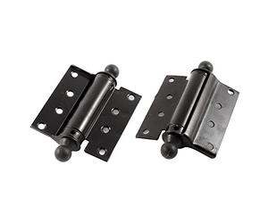 sourcing map 2pcs Charnières à Ressort Simple Action 3" Invisible Café Salon à Fermeture Automatique Porte
