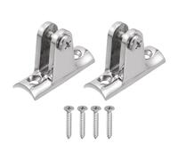 sourcing map 2Pcs Charnières de Pont Bimini Top, Quincaillerie en Acier Inoxydable 316 pour Bimini avec Goupilles à Dégagement Rapide