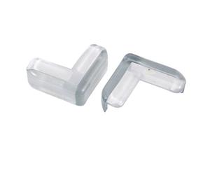 sourcing map 2pcs Coin de Table Protection Bébé Protection Angle Protecteur Rebord en Caoutchouc Forme L Coussin