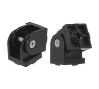 sourcing map 2Pcs Connecteur D'Articulation Pivotante Réglable à 180° Noir