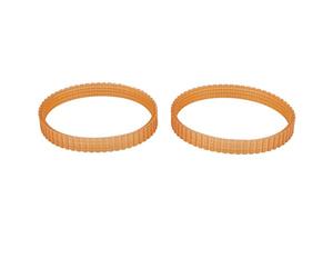 sourcing map 2pcs Courroie rabot électrique 10mm largeur 215mm circonférence intérieure PU Orange pour 1900B