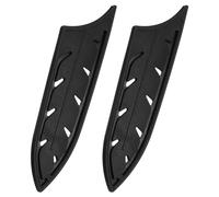 sourcing map 2pcs Couteau Couvercle Manches Couteau Bord Protections Noir