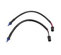 sourcing map 2pcs DC 12V T10 Faisceau extension éclaire à ampoule connecteur femelle