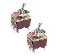 sourcing map 2pcs DPDT Interrupteur bascule intensif 10A 380V 15A 250V