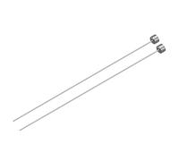 sourcing map 2Pcs Droit Éjecteur Broches 0.7mm Diamètre 65Mn Pointe Poinçon | Acier Rond, 100mm (4"), Long pour Mécanique Entretien