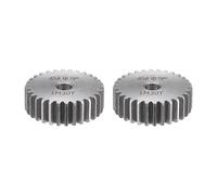 sourcing map 2pcs Droit Éperon Engrenage 12mm Interne Ouverture 45# Acier | Éperon Diff Différentiel Moteur Engrenage RC Remplacement Pièces, 30T 1 Module, Trempé