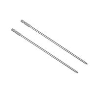 sourcing map 2pcs Embout de Tournevis 1/4-Pouce Hex Tige 200mm Long 4.5PH2 Magnétique S2