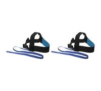 sourcing map 2pcs ESD Anti Statique Pied Talon Sangles Noir | Anti Statique Poignet Courroie Bande Réglable pour Mise à terre Suppression Statique