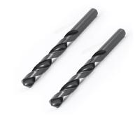 sourcing map 2pcs Foret hélicoïdal HSS Dia 12,7mm Point division Astuce 153mm long