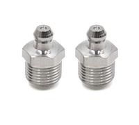 sourcing map 2pcs Graisseur Droit Auto Moto Camion M12x1 INOX Graissage | Anti-Corrosion, Résistant, Embout Plat Et Lisse, Filetage Profond, Bille À Ressort, Pas De Fuite, Usage Industriel