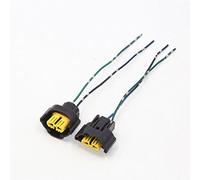 sourcing map 2pcs H9 Ampoule feu antibrouillard Faisceau Extension Socket Connecteur pour voiture
