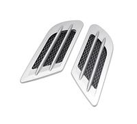 sourcing map 2pcs hotte décorative côté débit admission Air capot aération autocollant 3D extérieur pour voiture