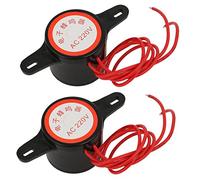 sourcing map 2pcs Industrial Bip électronique 25cm Fil AC 220V