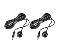 sourcing map 2Pcs IR Inf-R Récepteur Rallonge Câble 3.5mm Jack 9.8PI | Long Less Than 26PI, Réception Distance