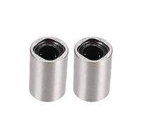 sourcing map 2pcs LM4UU Linéaire Roulement à Billes 4mm Alésage | 8mm Diamètre Externe, 12mm Longueur pour CNC Machine, 3D Imprimante