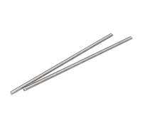 sourcing map 2Pcs M5 x 150mm Tige Filetée Entièrement Inox Acier Droite Main Fil