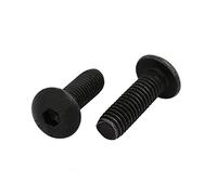 sourcing map 2pcs M5x16mm Vis Filetage à Gauche Boulon Pas à Gauche Marche Arrière Classe 10.9