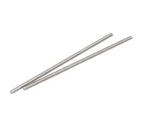 sourcing map 2Pcs M6 x 200mm Tige Filetée 304 Inox Acier Droite Fil À La Main