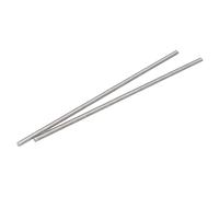 sourcing map 2Pcs M6 x 250mm Tige Filetée Entièrement 304 Inox Acier Droite Main Fil