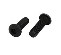 sourcing map 2pcs M6x20mm Vis Filetage à Gauche Vis Mandrin Perceuse Vis Blocage Boulon Classe 10.9