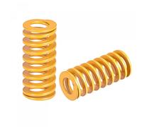 sourcing map 2pcs Matrice Ressort 16mm OD 35mm Long Matrice Ressorts Jaune | pour Imprimante 3D Électrique Pièce, Spirale Estampage, Légère Charge Compression