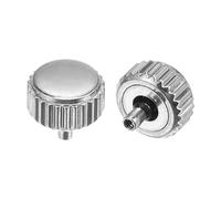 sourcing map 2pcs Montre Couronne, SUS304 Tête, Longue Tige 5.5x6mm