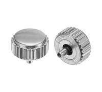 sourcing map 2pcs Montre Couronne, SUS304 Tête, Longue Tige 5.8x7mm