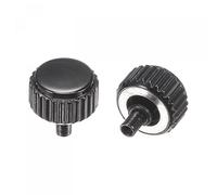 sourcing map 2pcs Montre Couronne SUS304 Tête Longue Tige Montre Couronne 5.2x5mm