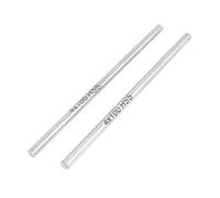sourcing map 2Pcs Outil de Tournage 4mm x 100mm HSS Haut Vitesse Acier barre Rond Tournant outil de Tour