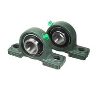 sourcing map 2pcs Palier Roulement bloc d'oreiller à alignement automatique portant UCP206 30mm monté