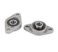 sourcing map 2PCS Palier Roulement KFL08 8mm Oreiller à alignement automatique à montage sur arbre Bride