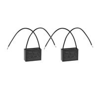 sourcing map 2Pcs Plafond Ventilateur Condensateur CBB61 3uF 250V AC 2 Fils | Métallisé Polypropylène Film Condensateur, 37x26x15mm pour Électrique Ventilateur Pompe Moteur Générateur