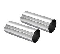 sourcing map 2Pcs Plaque Inox 100 cm x 15 cm x 0.05 mm Feuille D'Acier Inoxydable 304 en Rouleau, à Mailles Fines, pour L'Artisanat et L'Équipement Électronique, Couleur Argentée