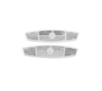 sourcing map- 2pcs plastique blanc réfléchissant sur-réflecteur avertissement Vélo 10,7x2,7x1,3cm