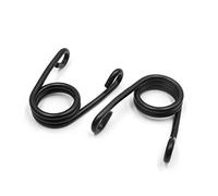 sourcing map 2Pcs Ressorts de Selle de Moto Chopper en Forme V Noir