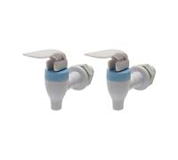 sourcing map 2pcs robinet distributeur d'eau Bureau ménages en plastique blanc bleu