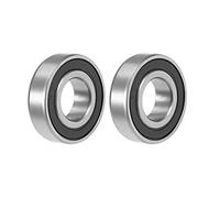 sourcing map 2pcs Roulement à Billes à Gorge Profonde 3/4"x1-5/8"x7/16" R12-2RS en Acier Chromé Double étanchéité