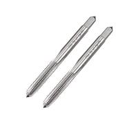 sourcing map 2pcs Taraud Gauche Métrique Machine M5 Filetage 0.8 Pas H2 Précision 3 Flûtes Acier Rapide