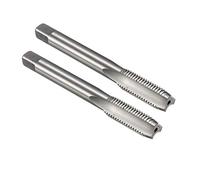 sourcing map 2pcs Taraud machine métrique M10 x 1,25 mm H2 HSS sans revêtement 3 cannelures droites outil de taraudage de filetage