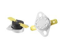 sourcing map 2Pcs Température Contrôle Interrupteur Thermostat 250V 10A NC | KSD301, 115°C