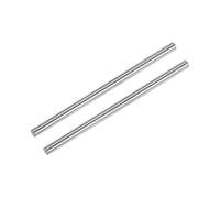 sourcing map 2Pcs Tiges de Mouvement Linéaire 10mm x 200mm (0,39 x 7,87 Pouces) en Acier Trempé Chromé, Tige de Guidage Ronde pour Imprimante 3D, Bricolage, CNC, Métrique H8