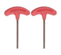 sourcing map 2pcs Torx Tournevis T30 S2 Acier T Poignée Étoile rracher pour CNC Mousse Outil Support