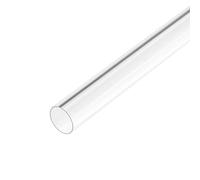 sourcing map 2Pcs Tube PVC Rigide Transparent 9mm ID x 10mm OD x 0.4M Tube Rond pour Aquarium et Bricolage