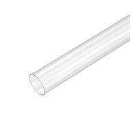 sourcing map 2Pcs Tube PVC Rigide Transparent, Tuyau En Plastique 23mm ID x 25mm OD, 0.5M pour Aquarium et Bricolage