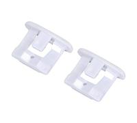 sourcing map 2pcs WD12x10304 Lave-vaisselle Supérieur Grille Coulisse Fin Capuchonuchon Remplacement Pièce pour Remplace WD12x344 AP4484666 PS2370502 WD30x97