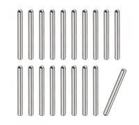 sourcing map 2x25mm Goujons Goupilles, 20pcs 304 Acier Inox Rond Tête Plat Chanfreiné Terminal Cheville Broche Bois Superposé Lit Étagère Chevilles Support Étagères Attacher Éléments