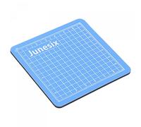 sourcing map 3,1" x 3,1" Tapis de découpe Rotatif Tissu Tapis Double Face Mini pour Amateur Bricolage Artisanat Créatif Conception Couture Bleu